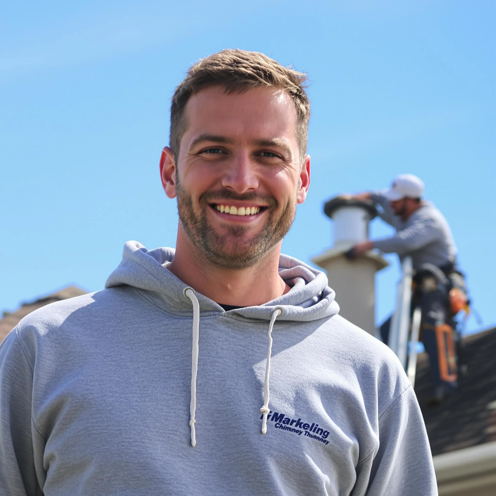 The Parsippany Chimney Sweep team.