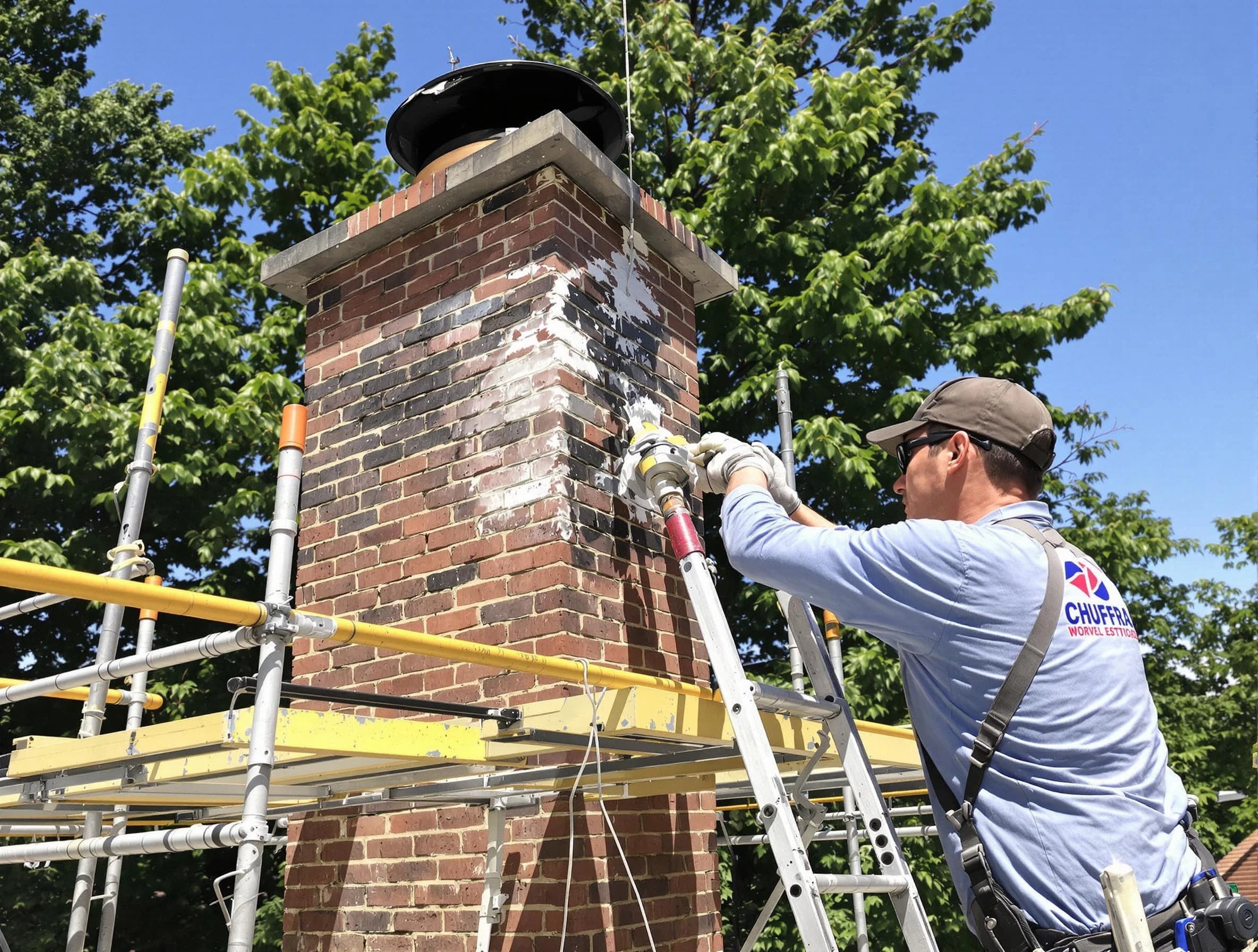 Structural chimney repair by Parsippany Chimney Sweep in Parsippany, NJ