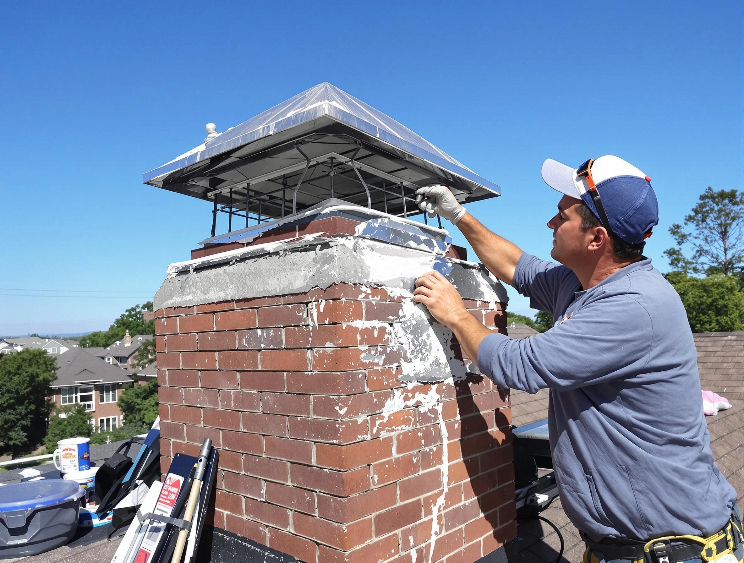 Chimney Crown Services service in Parsippany, NJ