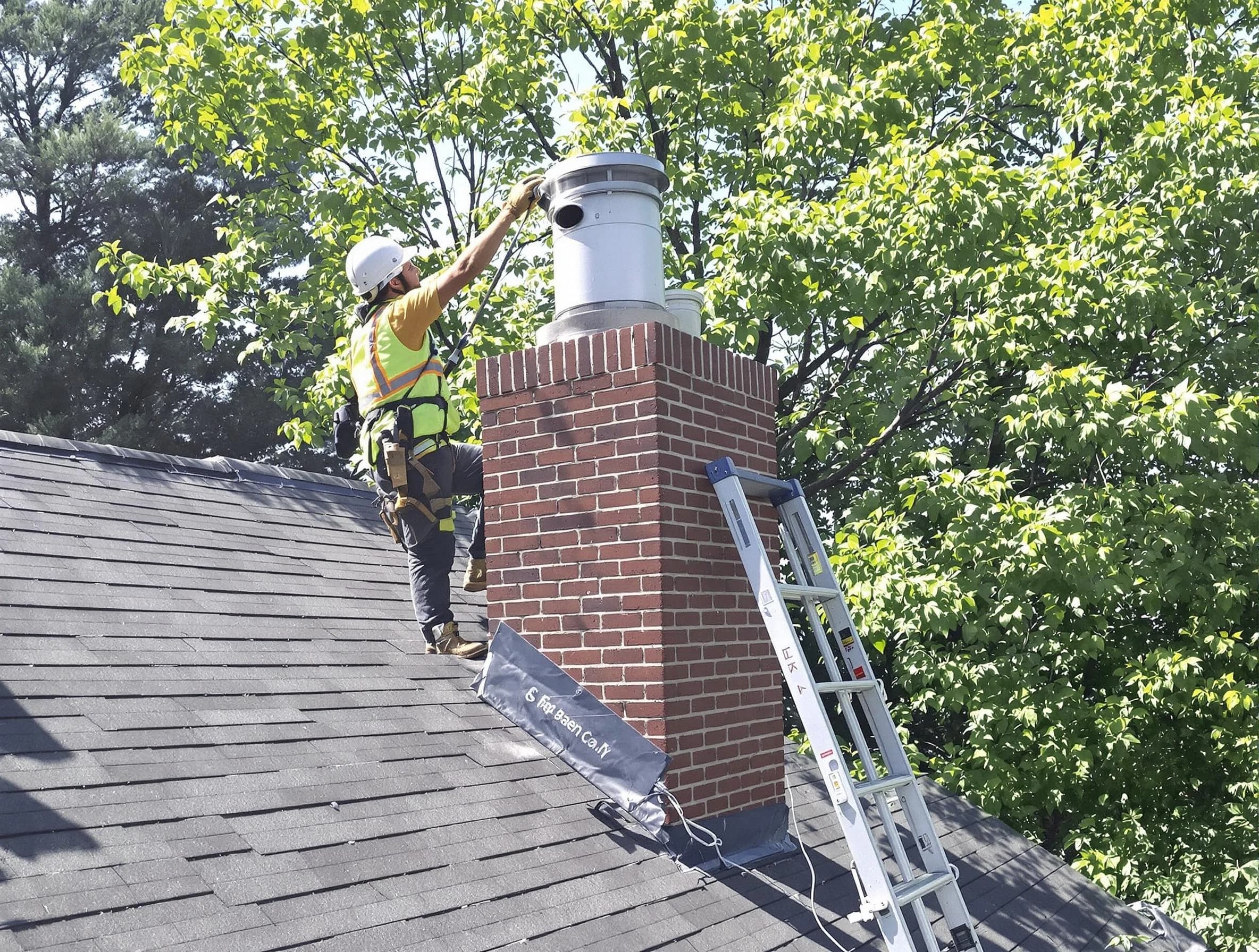 Chimney liner inspection by Parsippany Chimney Sweep in Parsippany, NJ
