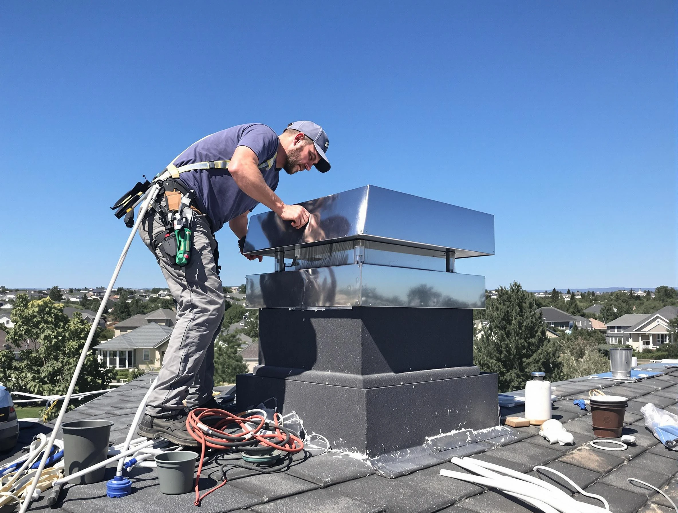 Chimney Cap Services service in Parsippany, NJ